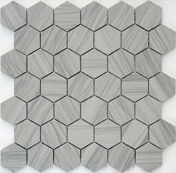 Мозаика Mos. marmara grey pol hex 23x40x8 29,2*29,8, цена, купить
