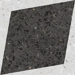 Керамогранит Pav. drops natural rhombus decor grafite 18.5*18.5, цена, купить