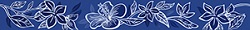 Бордюр настенный Lst.  elissa blu fiore 1c 50.5*6.2, цена, купить